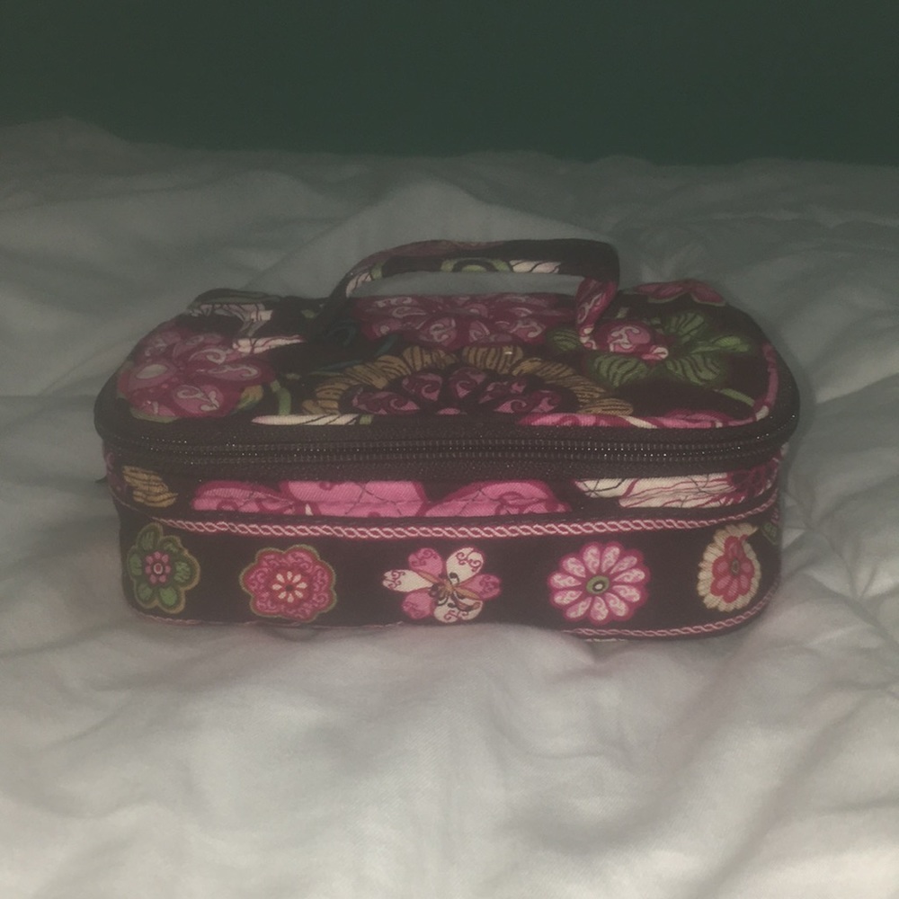 NWOT Vera Bradley Floral Toiletry Cosmetic Bag